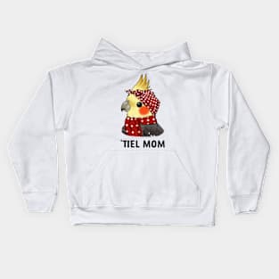 Cockatiel Mama Love: A Cherished Design for Parrot Parents Kids Hoodie